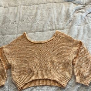 Anthropologie crop sweater